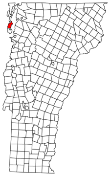 Grand Isle Location map